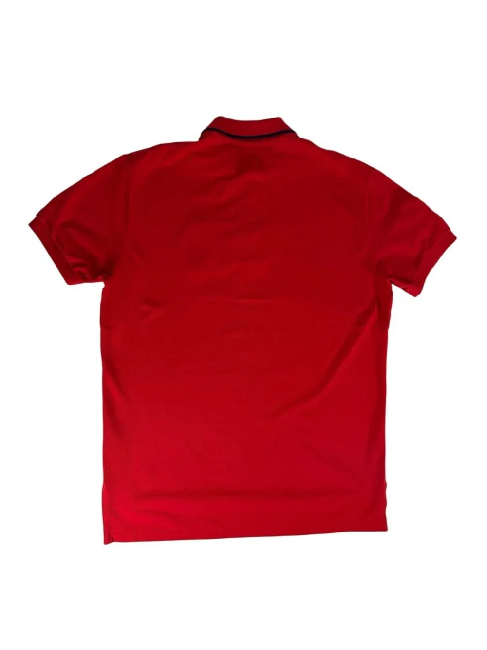 Ralph Lauren POLO Shirt Red w Blue BIG PONY 3 Mens Size LARGE